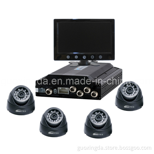 4CH Full D1 3G GPS Vehicle Mobile DVR (HX-X3)